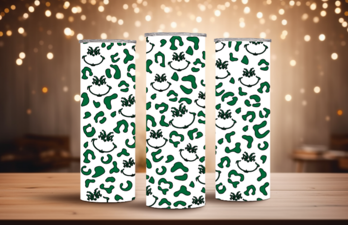 Grinch Leopard Print