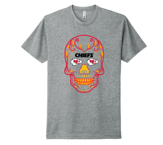 Kansas City Chiefs Sugar Skull