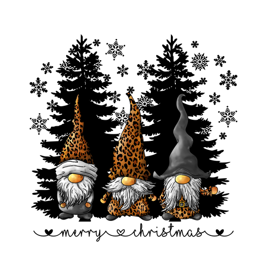 Leopard Gnome Christmas