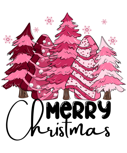 Merry Christmas in Pink